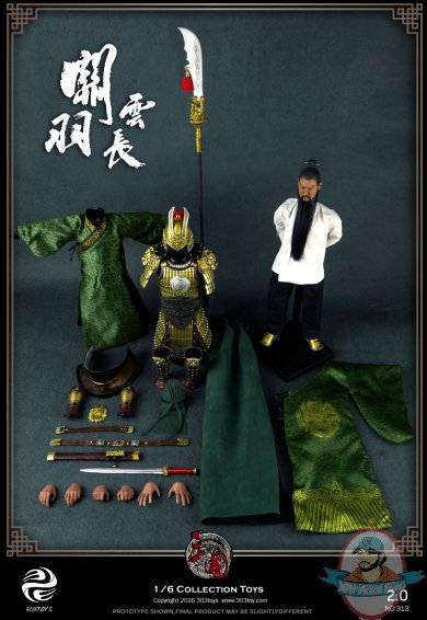 1/6 Guan Yu A.K.A Yunchang 2.0 303T-313 303 Toys