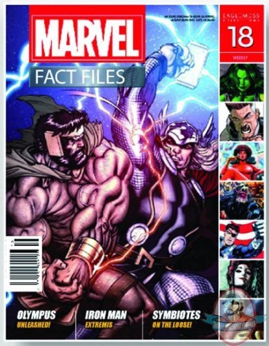 Marvel Fact Files # 18 Hercules Cover Eaglemoss