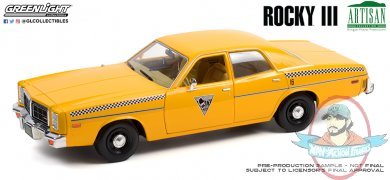 1:18 Artisan Collection Rocky III (1982) 1978 Dodge Monaco City Cab Co