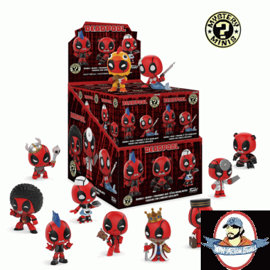Mystery Minis: Deadpool Playtime Mini Figure Case of 12 Funko