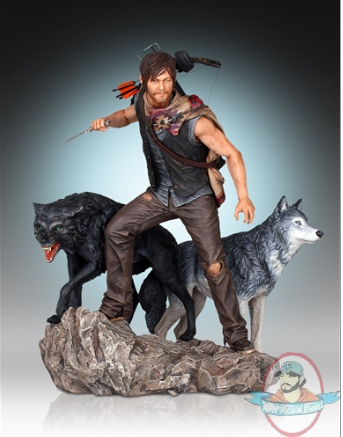 1/8 Scale The Walking Dead Daryl and the Wolves Statue by Gentle Giant