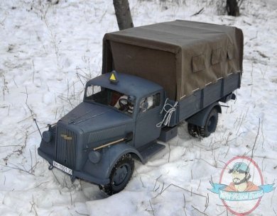 Toy Model 1/6 Metal TM-1505 Vehicle Opel Blitz Truck in Panzer Gray