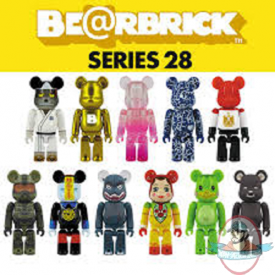  Bearbrick Series 28 Display Case of 24 Figures by Medicom