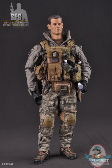 1/6 Flagset (SFG) United States Army Special Forces Group FS-73002