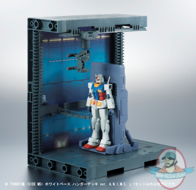 White Base Hangar Mobile Suit Gundam Robot Spirits Bandai BAN12872
