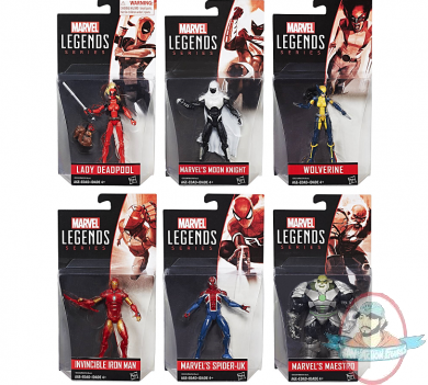 Marvel 3 3 4 inch Legends Action Figures Case of 8 by Hasbro Man