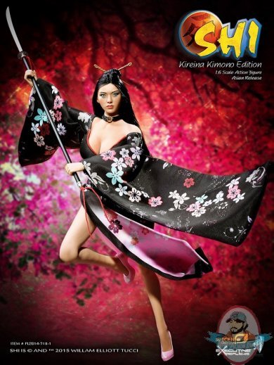 Shi in Kimono 1:6 Scale Collector Fig Asia Version Phicen pl2014-71b-1