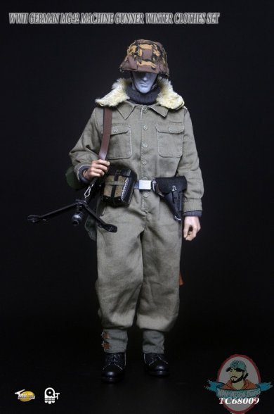 Toys City 1:6 WWII German MG42 Machine Gunner Winter Clothes TC-68009