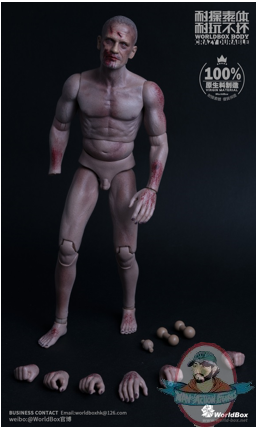 WORLD BOX 1:6 Durable Body Zombie Durable Body AT022