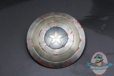 Marvel 1/6 Captain America Battle Damaged Shield f Figures Crave Art D