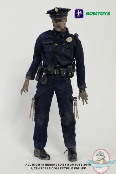 BOMTOYS 1:6 Action Figure Officer Zombie BT-003