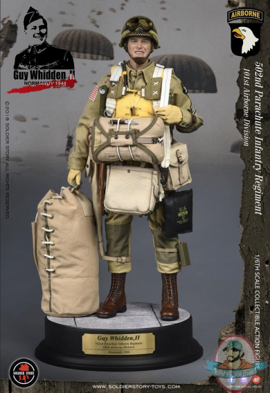 1/6 WWII 101ST Airborne Division Guy Whidden II SS110 Soldier Story
