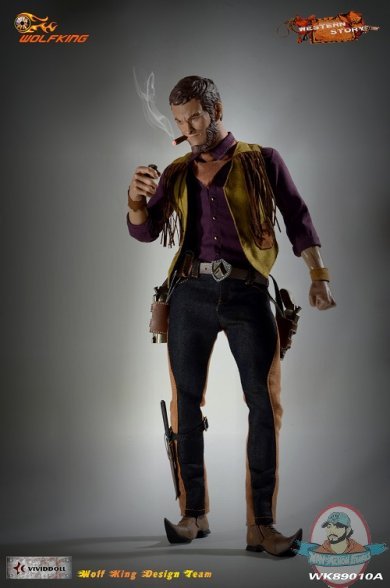 Wolf King 1:6 Boxed Figure Western Story Redhead Denny WK-89010A