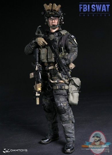 Dam 1:6 Elite Fbi Swat Team Agent San Diego Midnight Ops DAM-78044B