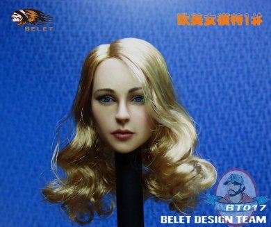 BELET 1:6 Action Figure Accessories Female Character Head BLT-017