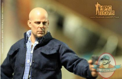1/6 Scale Figure Bruce Willis  "A Cop Never Dies" by Hpc Toys