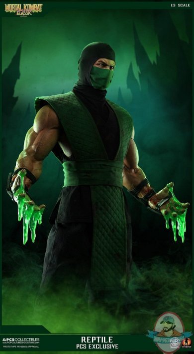 1/3 Mortal Kombat Klassic Reptile Statue Exclusive Pop Culture Used JC