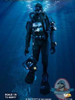 1:6 Scale Action Figure Accessories Combat Diver Set by Toys City