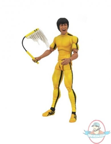 Bruce Lee Select Yellow Jumpsuit Figure Diamond Select