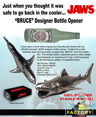 Jaws Bottle Opener by Factory Entertainment