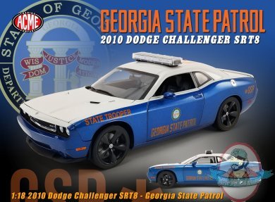 1:18 2010 Dodge Challenger SRT8 Georgia State Patrol Acme