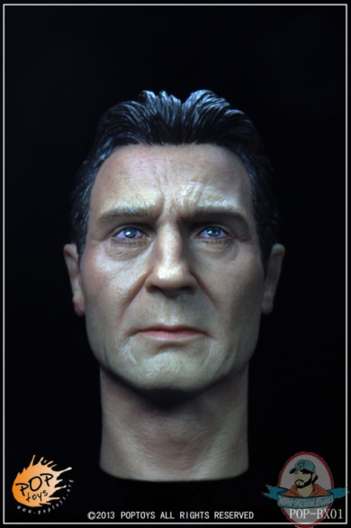  12 Inch 1/6 Scale Head Sculpt Liam Neeson Pop Toys