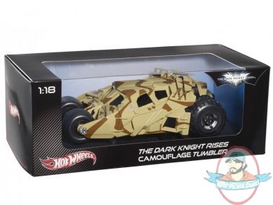 Hot Wheels Heritage 1/18 Dark Knight Rises Camo Tumbler Mattel 