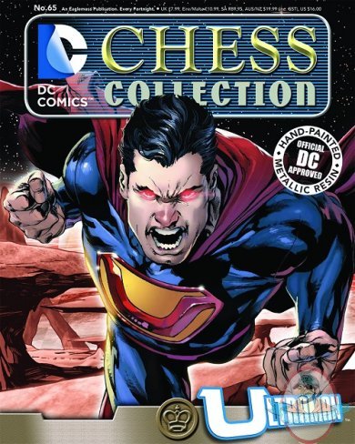 DC Superhero Chess Figure #65 Ultraman Black King Eaglemoss Chessboard