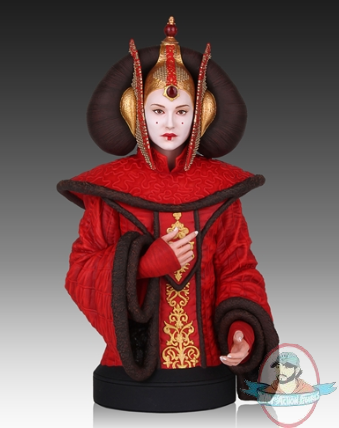 Star Wars Queen Amidala Red Senate Gown Mini Bust PGM 2014 Gift