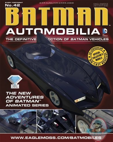 Dc Batman Automobilia #42 New Adventures of Batman Animated Eaglemoss