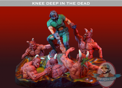 Doom Diorama Knee Deep in the Dead Gaming Heads