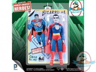 DC Retro 8" Superman Series 1 Bizarro Figures Toy Company