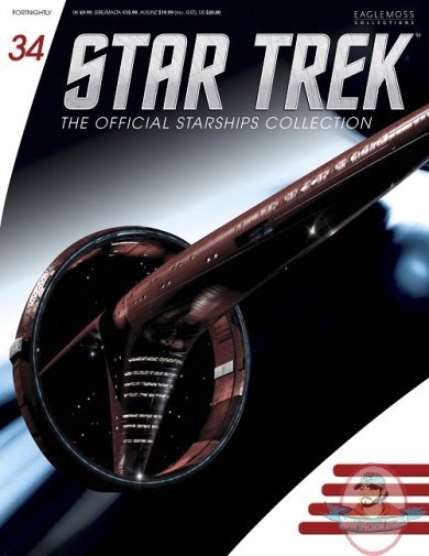 Star Trek Starships Magazine #34 Vulcan Surak Class Eaglemoss 