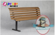 Play Toy 1:6 Action Figure Accessories Park Bench Brown