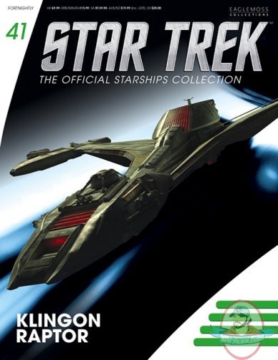 Star Trek Starships Figure & Magazine #41 Klingon Raptor Eaglemoss 