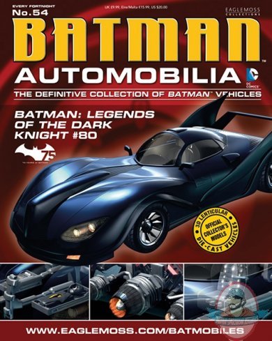 Dc Batman Automobilia Magazine #54 Legends Dark Knight #80 Eaglemoss