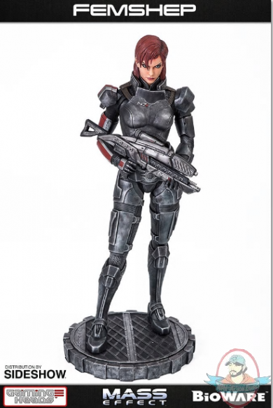 1/4 Scale Mass Effect Femshep Statue Gaming Heads