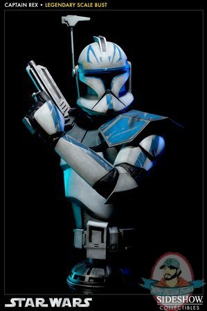 Star Wars Captain Rex Legendary Scale Bust by Sideshow Collectibles