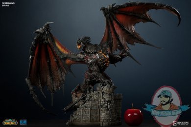 World of Warcraft Deathwing Polystone Statue Sideshow Used