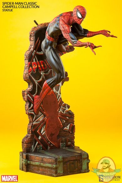 Marvel Spider-Man Classic Polystone Statue J. Scott Campbell Sideshow