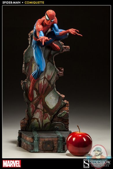 Marvel Spider-Man J. Scott Campbell Polystone Statue Used JC
