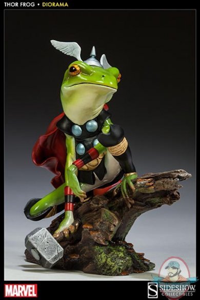 Marvel Thor Frog Diorama Sideshow Collectibles