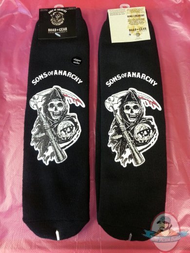 Sons of Anarchy Adult Slipper Socks Black SAX0018MR