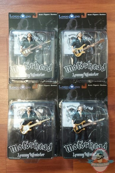 Motorhead Lemmy Kilmister 7" Icon Figure Series Set of 4 by Locoape