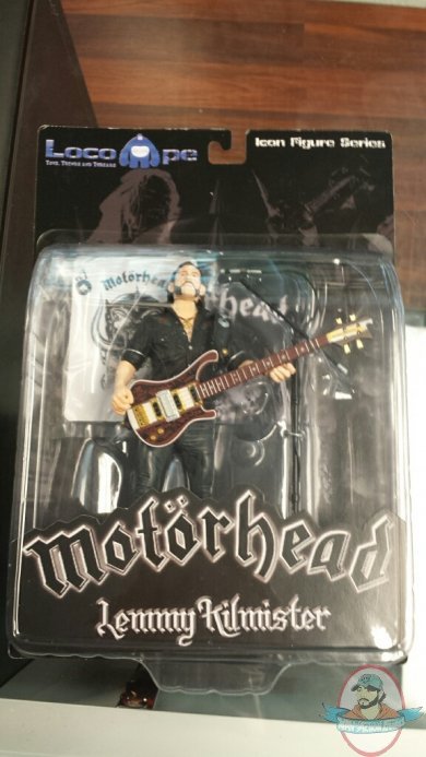 Motorhead Lemmy Kilmister 7" Icon Figure 2 Brown Guitar by Locoape