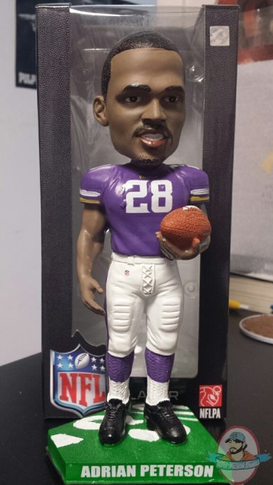 Adrian Peterson Vikings NFL Simple Bobble Head Forever Collectibles 
