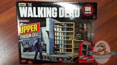 The Walking Dead Tv Building Set Upper Prison Cell  McFarlane