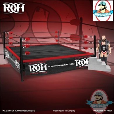 Ring of Honor Wrestling Action Figure Ring With Michael Elgin