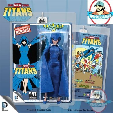 The New Teen Titans Retro 8" Series 1 Raven Figures Toy Company