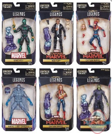 Marvel Captain Marvel Legends 6 inch Case of 8 Hasbro